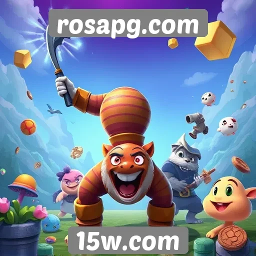Visão geral dos jogos disponíveis em rosapg.com